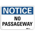 Reflective Pedestrian Traffic Sign, 10 in Height, 14 in Width, Aluminum, Horizontal Rectangle