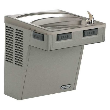 On-Wall Single Drinking Fountain, 1 Level, 18 5/8 in D, 20 5/8 in H, 18 1/16 in W