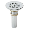 3-1/2" Drain Nickel Plated Brass Body Strainer and Tailpiece