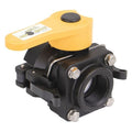 Manual 2-Way Ball Valve, NPT, Polypro