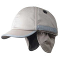 Bump Cap, Short Brim Baseball, Inner ABS Polymer, Outer Polycotton, Hook-and-Loop Suspension, Beige