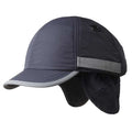 Bump Cap, Short Brim Baseball, Inner ABS Polymer, Outer Nylon, Hook-and-Loop Suspension, Navy