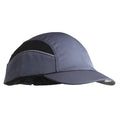 Bump Cap, Short Brim Baseball, Inner ABS Polymer, Outer Nylon, Hook-and-Loop Suspension, Navy