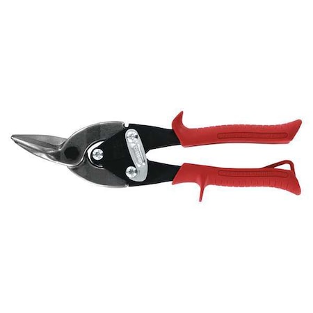 Aviation Snip, Left Curves/Straight, 9 3/4 in, Steel