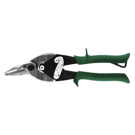Aviation Snip, Right Curves/Straight, 9 3/4 in, Steel