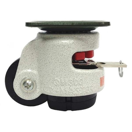 Leveling Caster, Nylon, 2 in., 374 lb.