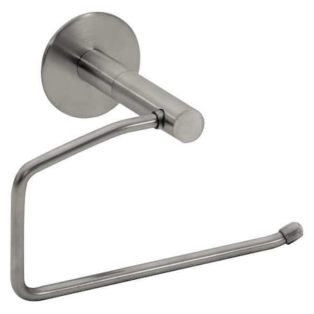 Toilet Paper Holder,Satin Nickel,4in. L