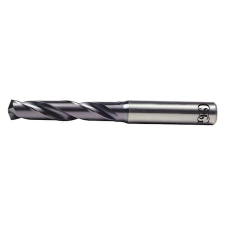 Screw Machine Drill Bit, 8.50 mm Size, 140 Degrees Point Angle, Solid Carbide, TiAlN Finish