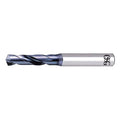 Screw Machine Drill Bit, #9 Size, 130 Degrees Point Angle, Powdered Metal, V Finish, Spiral Flute