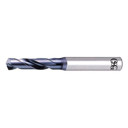 Screw Machine Drill Bit, 7.04 mm Size, 130 Degrees Point Angle, Powdered Metal, V Finish