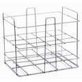 Bottle Rack, 11.13 in D, 14 7/8 in W, Silver