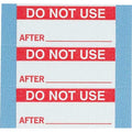Inspection Label, 1 1/2 in Label W, 5/8 in Label H, Red