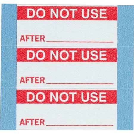 Inspection Label, 1 1/2 in Label W, 5/8 in Label H, Red