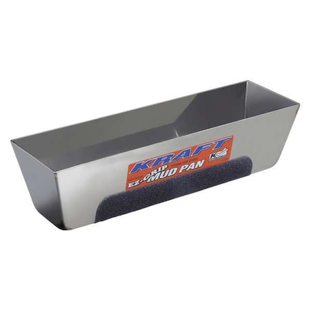Mud Pan, EZ-Grip, 12in., Rounded Corners