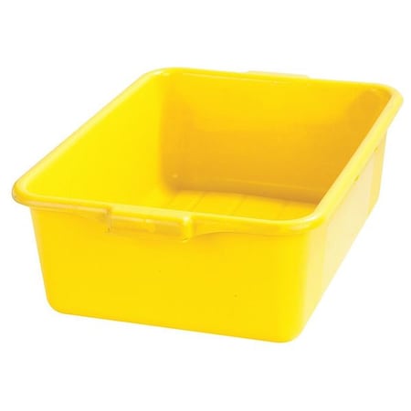 Tote Box, Yellow, Polyethylene