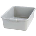 Tote Box, Gray, Polyethylene