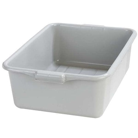 Tote Box, Gray, Polyethylene