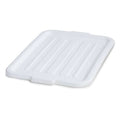 White Polypropylene Tote Box Lid