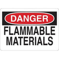 Danger Sign, 7 in H, 10 in W, English, 35FX89
