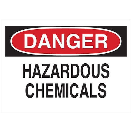 Danger Sign, 10 in H, 14 in W, English, 34GG50