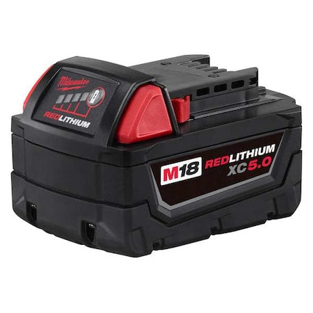 M18 REDLITHIUM XC5.0 Battery, 5.0Ah, Extended Capacity, 18V, Li-Ion, Batteries, 10 PK