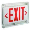 Exit Sign, White, 1 Face(s), LED, Universal Mount, Nickel Cadmium (Formerly LumaPro)
