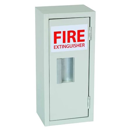 Fire Extinguisher Cabinet, Surface Mount, 17 15/16 in Height, 5 lb