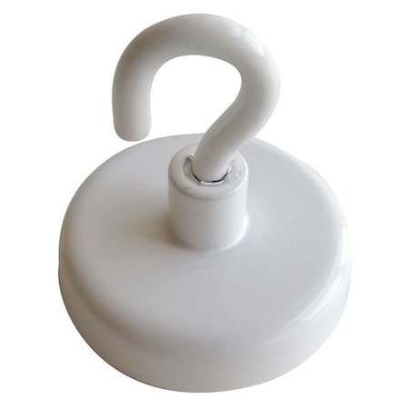 Magnetic Mount Hook, 12 lb., 1-9/32in.L