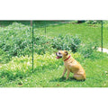 Deer Fence Kit, 7 FT. X 100 FT, Black, Square Mesh Size 0.63"X0.75"