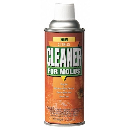 Citrus Cleaner And Degreaser, 12 Oz Aerosol Can, Liquid, Colorless To Pale Yellow