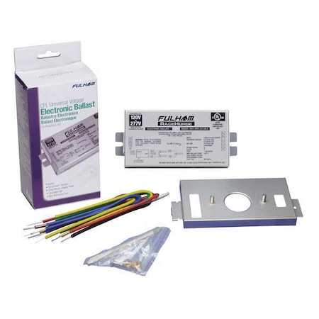 CFL Ballast Kit, Electr, 17to59W, 5-1/16inL