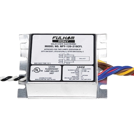 CFL Ballast, Rapid, CFL Lamps, 0.55A