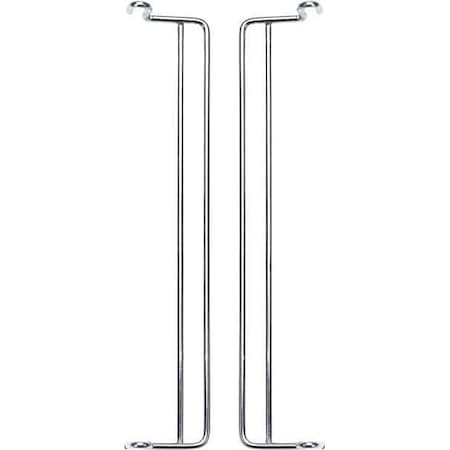 Silver Steel Stacking Bracket, 1 PR
