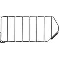 Steel Wire Mesh Divider, Silver, 6 3/4 in L, 2 1/8 in H