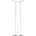 Silver Steel Stacking Bracket, 1 PR