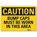 Caution Sign, 10 in Height, 14 in Width, Reflective Sheeting, Horizontal Rectangle, English