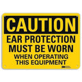 Caution Sign, 14" W, 10" H, 0.040" Thick, U4-1237-NA_14x10