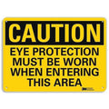 Caution Sign, 14" W, 10" H, 0.040" Thick, U4-1280-NA_14x10
