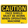 Caution Sign, 14" W, 10" H, 0.040" Thick, U4-1297-NA_14x10
