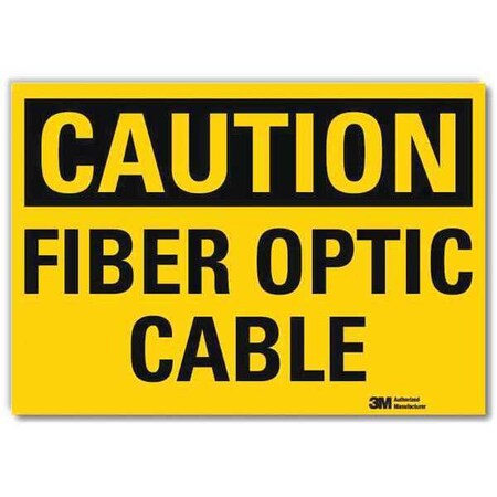 Caution Sign, 10 in Height, 14 in Width, Reflective Sheeting, Horizontal Rectangle, English