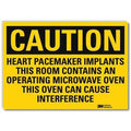 Caution Sign, 5 in H, 7 in W, Reflective Sheeting, Horizontal Rectangle, U4-1405-RD_7X5