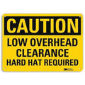 Plastic Caution Sign, 4 Holes, 14"x10", U4-1518-NP_14X10
