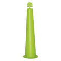 Channelizer Cone, HDPE, High-Intensity Prismatic, 42" Height, 3 lb, Lime