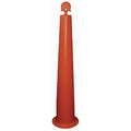 Channelizer Cone, HDPE, High-Intensity Prismatic, 42" Height, 3 lb, Orange