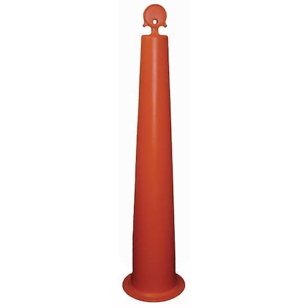 Channelizer Cone, HDPE, High-Intensity Prismatic, 42" Height, 3 lb, Orange