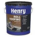 Roll Roofing Adhesive, 5 gal, Pail, Black