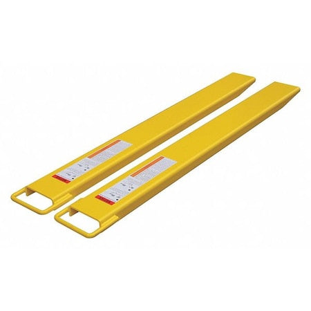 Fork Extensions, 54in.L x 4inW, Strap, PK2