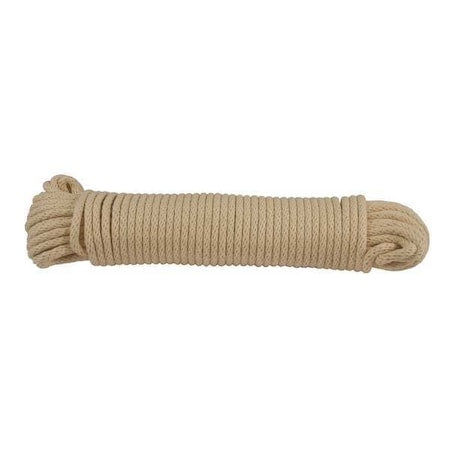 Rope, Cotton, 1/4in Dia, 100 ft.