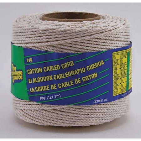 Twine, Cotton, No 18, 400 ft.