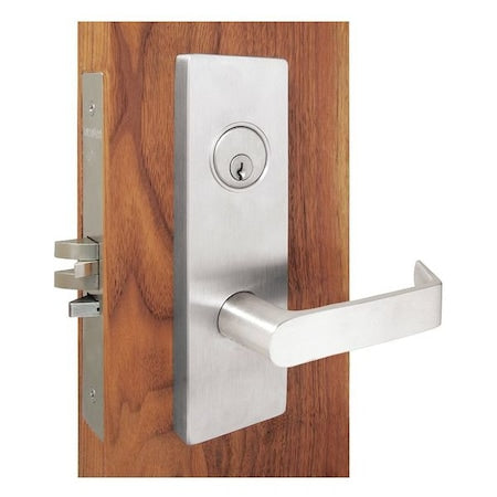 Mortise Cylinder, Satin Chrome, Brass